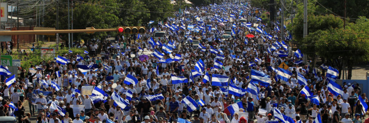 Em nome de Deus, cesse a repressão” na Nicarágua