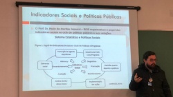 Durante a oficina foi compreendida a relação entre indicadores sociais e ações de políticas públicas